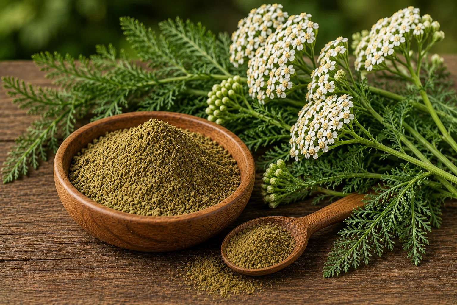 Yarrow Herb Powder (whole herb)